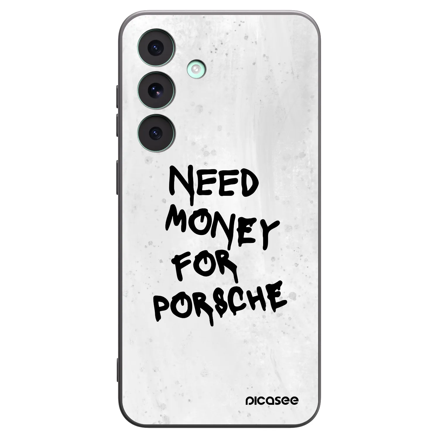 Picasee crna silikonska maskica za Samsung Galaxy S26 FE - White Dollar