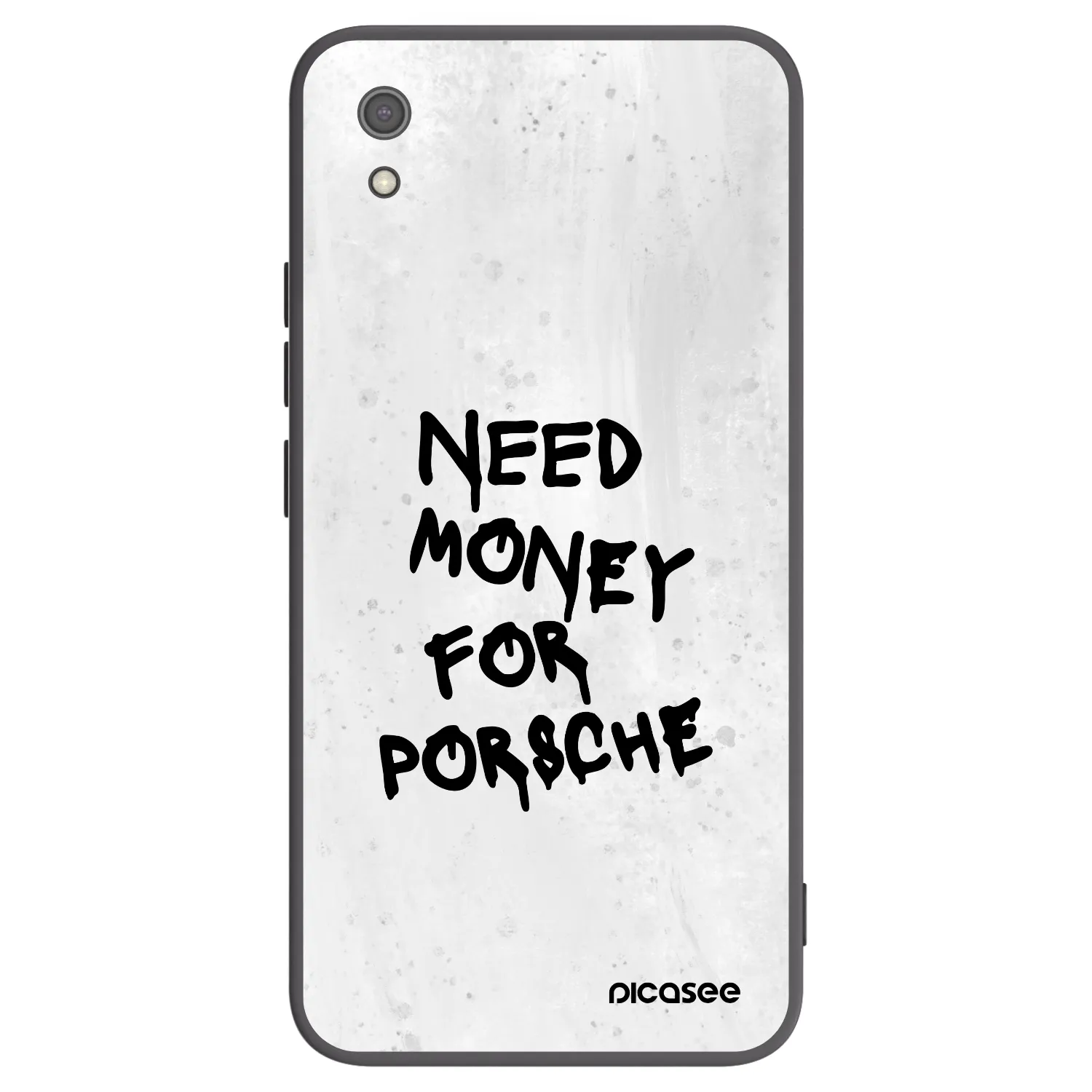 Picasee crna silikonska maskica za Xiaomi Redmi 7A - White Dollar