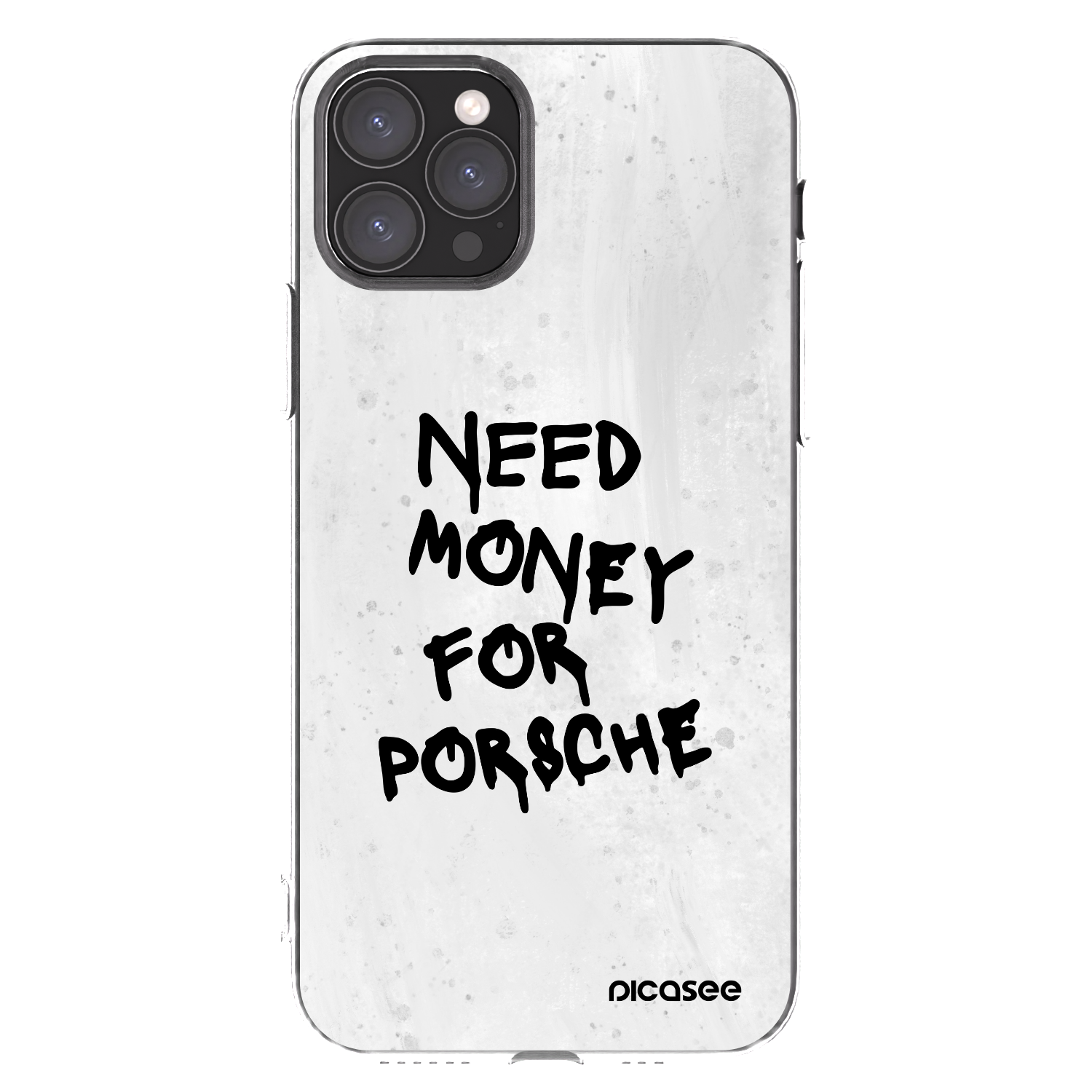 Picasee silikonska prozirna maskica za Apple iPhone 11 Pro - White Dollar