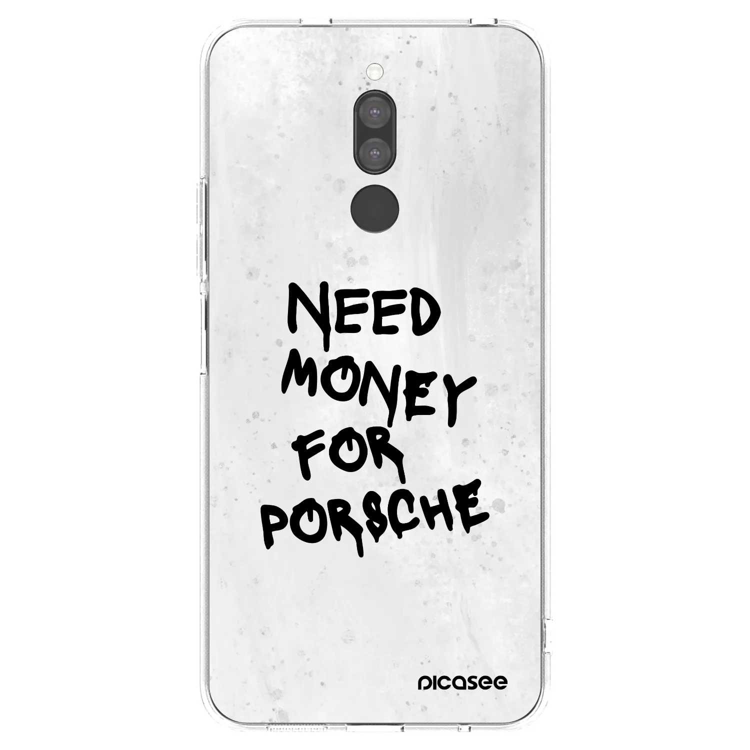Picasee silikonska prozirna maskica za Xiaomi Redmi 8 - White Dollar