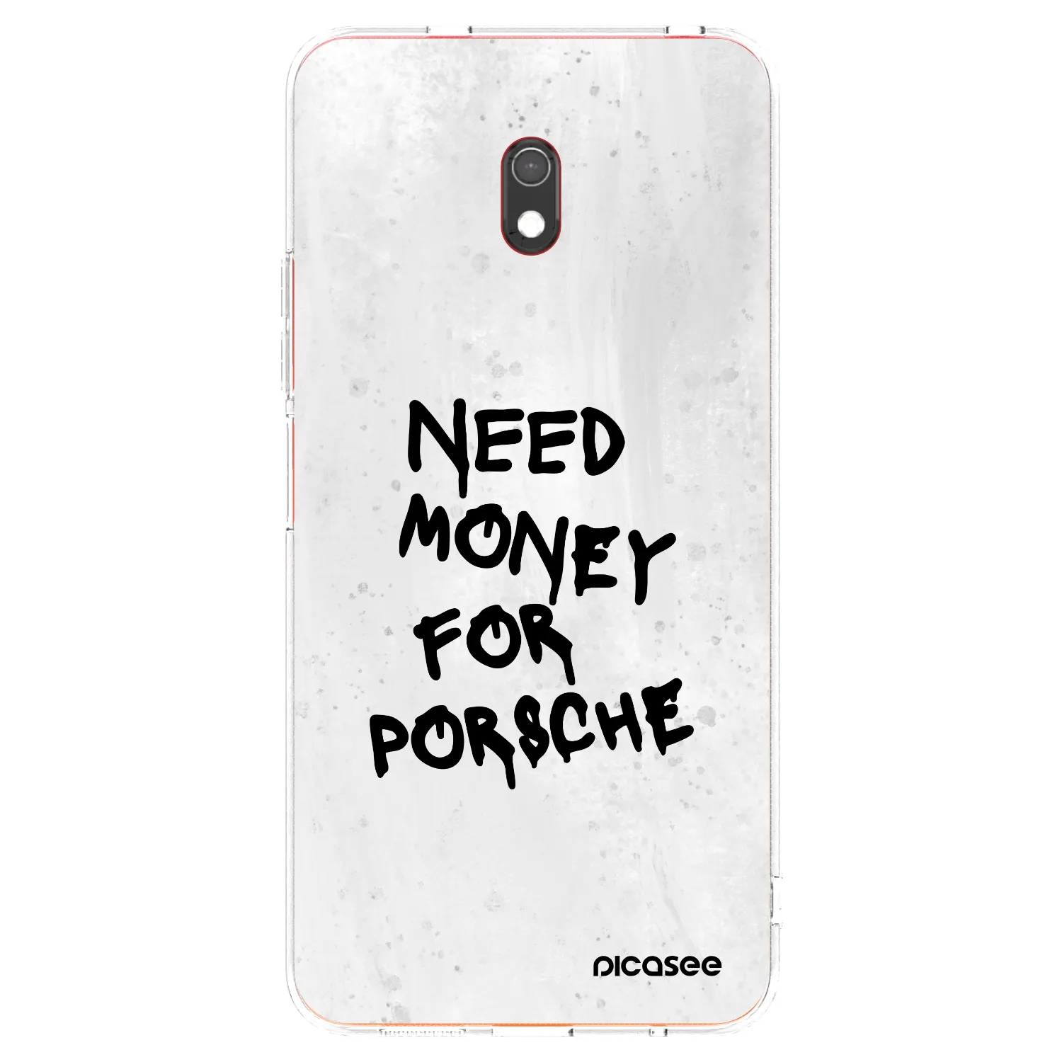 Picasee silikonska prozirna maskica za Xiaomi Redmi 8A - White Dollar