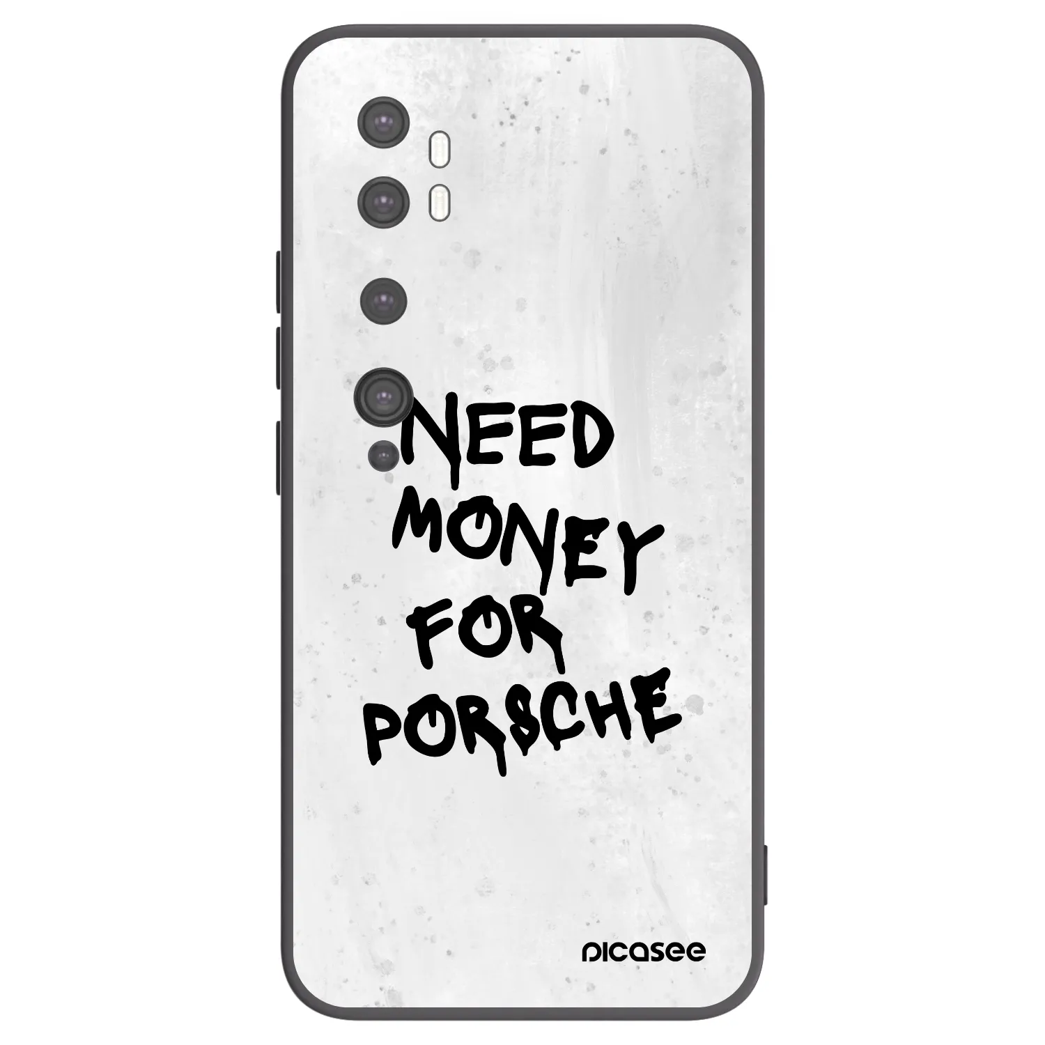 Picasee crna silikonska maskica za Xiaomi Mi Note 10 (Pro) - White Dollar