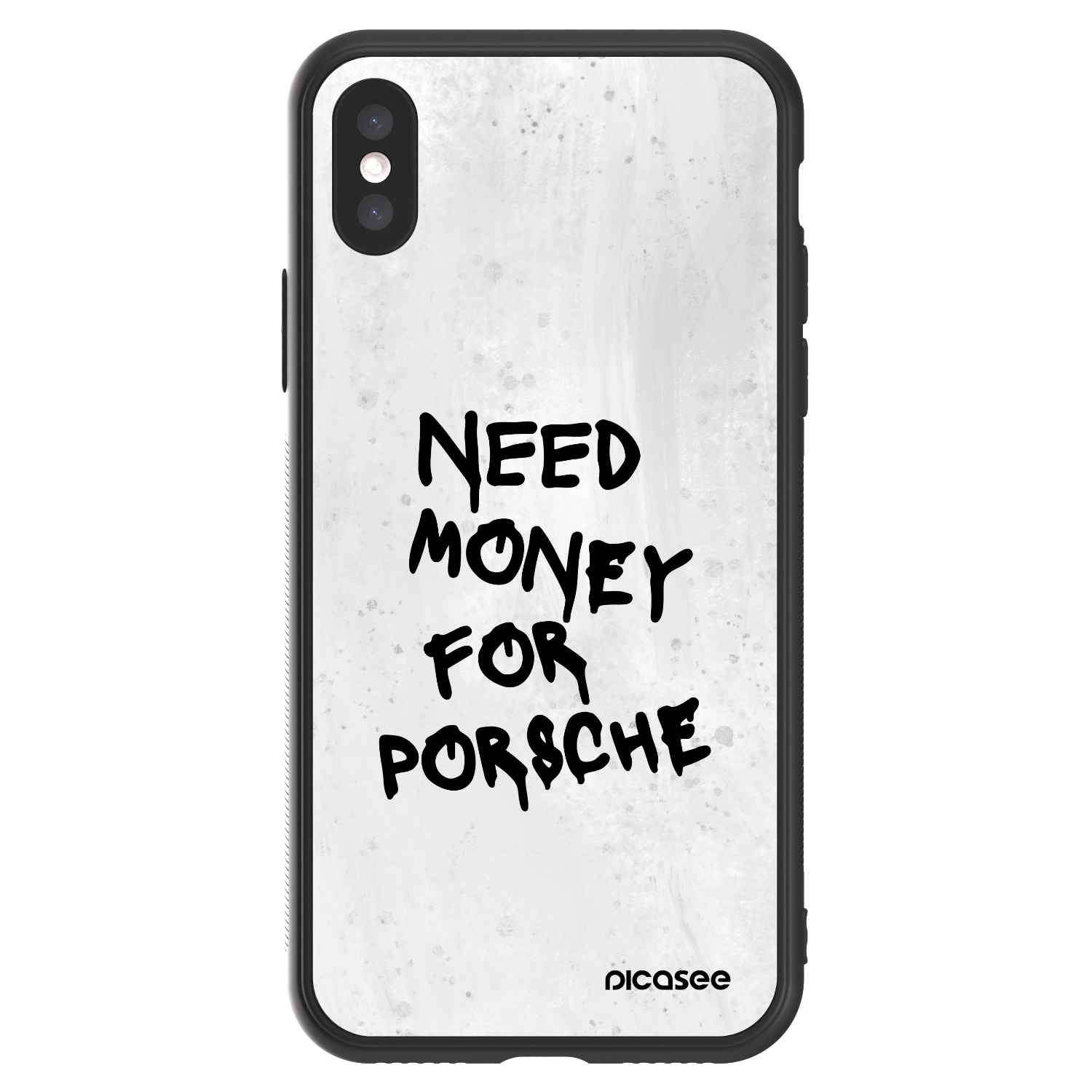 Picasee ULTIMATE CASE za Apple iPhone X/XS - White Dollar
