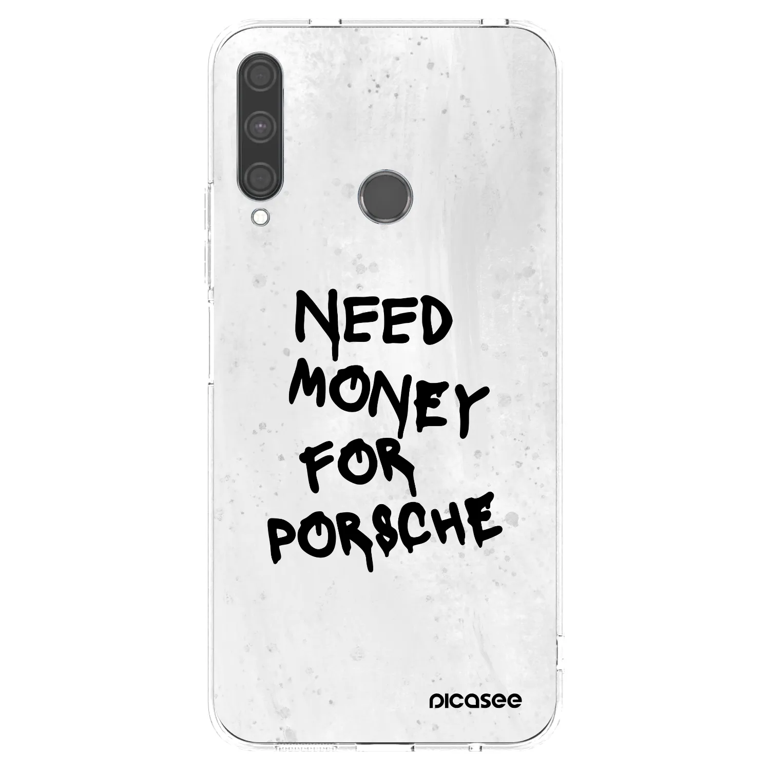 Picasee silikonska prozirna maskica za Huawei P40 Lite E - White Dollar