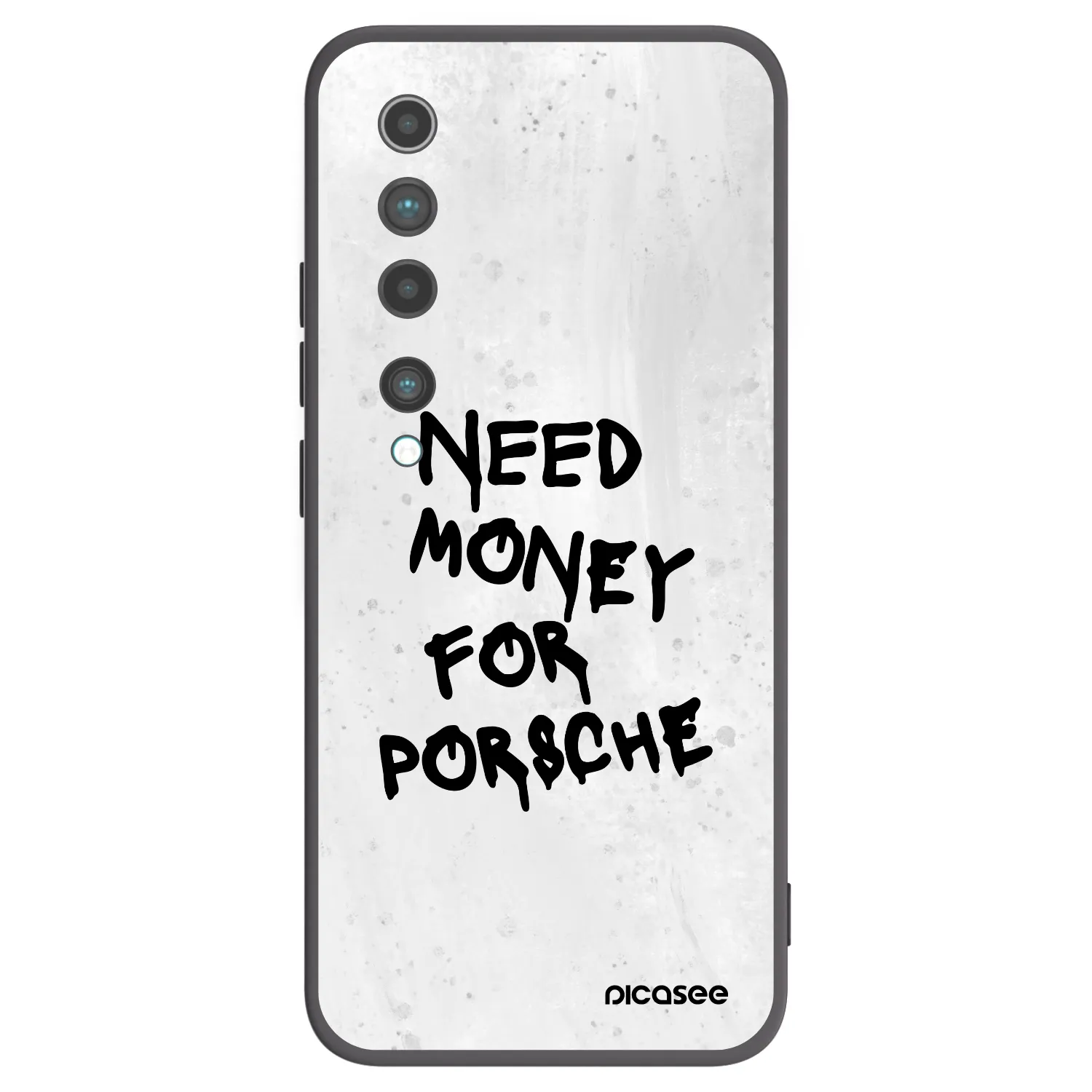 Picasee crna silikonska maskica za Xiaomi Mi 10 - White Dollar