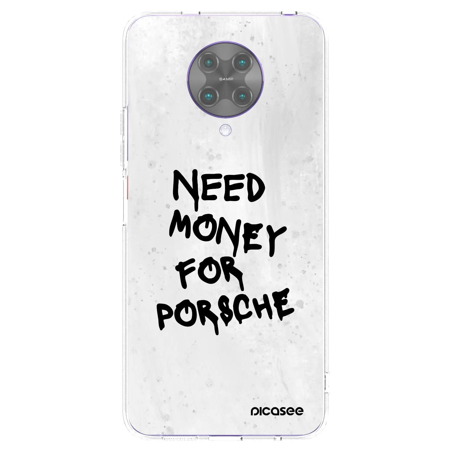 Picasee silikonska prozirna maskica za Xiaomi Poco F2 Pro - White Dollar