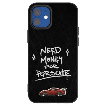 Picasee crna silikonska maskica za Apple iPhone 12 mini - Dark Racer