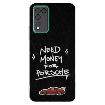 Picasee silikonska prozirna maskica za Honor 10X Lite - Dark Racer