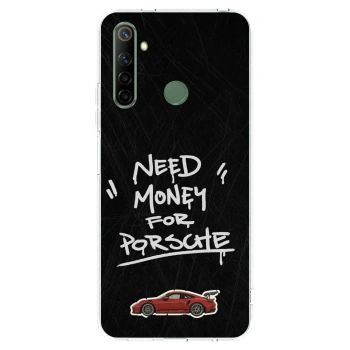 Picasee silikonska prozirna maskica za Realme 6i - Dark Racer