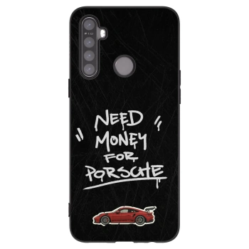 Picasee crna silikonska maskica za Realme 6i - Dark Racer