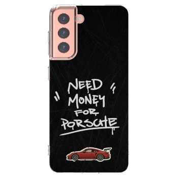 Picasee silikonska prozirna maskica za Samsung Galaxy S21 5G G991B - Dark Racer