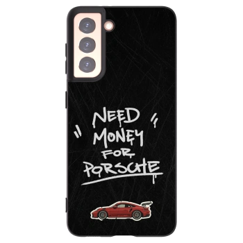 Picasee crna silikonska maskica za Samsung Galaxy S21 5G G991B - Dark Racer