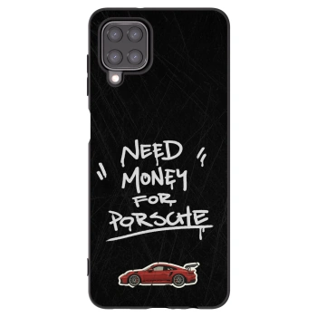 Picasee crna silikonska maskica za Samsung Galaxy A12 A125F - Dark Racer