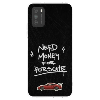 Picasee silikonska prozirna maskica za Xiaomi Poco M3 - Dark Racer