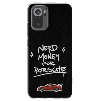 Picasee silikonska prozirna maskica za Xiaomi Redmi Note 10S - Dark Racer