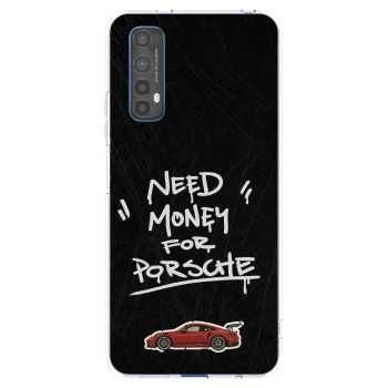 Picasee silikonska prozirna maskica za Realme 7 - Dark Racer