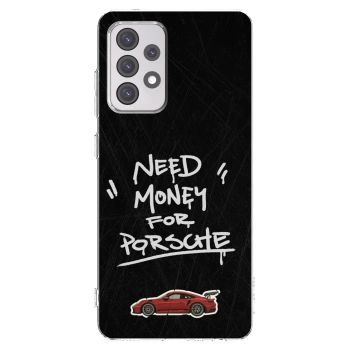 Picasee silikonska prozirna maskica za Samsung Galaxy A52s 5G A528B - Dark Racer