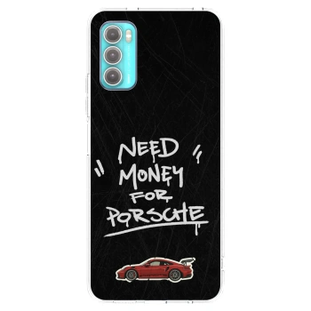 Picasee silikonska prozirna maskica za Motorola Moto G60 - Dark Racer