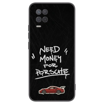 Picasee crna silikonska maskica za Realme 8 5G - Dark Racer