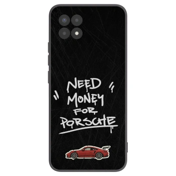 Picasee crna silikonska maskica za Realme 8i - Dark Racer