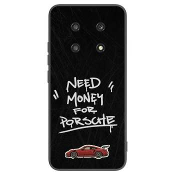 Picasee crna silikonska maskica za Honor Magic4 Lite 5G - Dark Racer