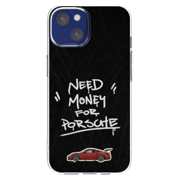 Picasee silikonska prozirna maskica za Apple iPhone 14 - Dark Racer