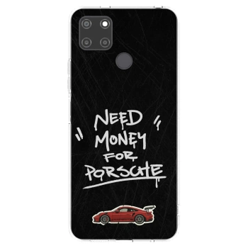 Picasee silikonska prozirna maskica za Realme C21Y - Dark Racer
