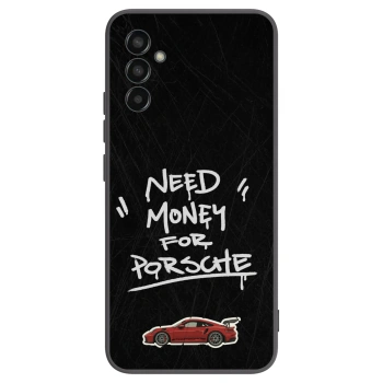 Picasee crna silikonska maskica za Samsung Galaxy M13 M135F - Dark Racer