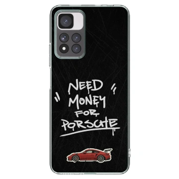Picasee silikonska prozirna maskica za Xiaomi Redmi Note 11 Pro+ 5G - Dark Racer