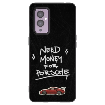 Picasee crna silikonska maskica za OnePlus 9 - Dark Racer