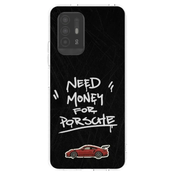 Picasee silikonska prozirna maskica za OPPO A94 5G - Dark Racer