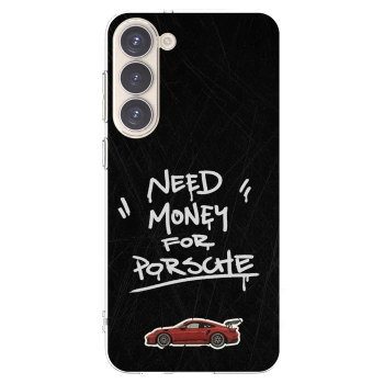 Picasee silikonska prozirna maskica za Samsung Galaxy S23+ 5G - Dark Racer