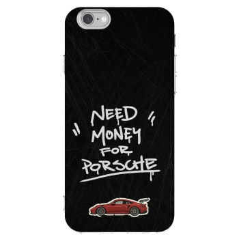 Picasee silikonska prozirna maskica za Apple iPhone 6/6S - Dark Racer