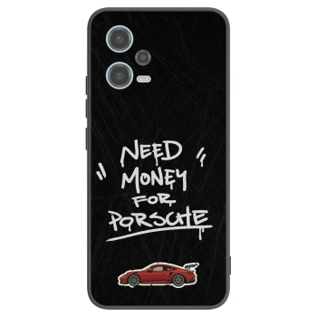 Picasee crna silikonska maskica za Xiaomi Redmi Note 12 5G - Dark Racer