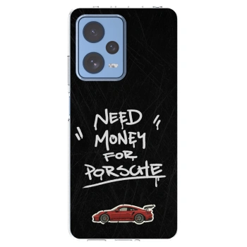 Picasee silikonska prozirna maskica za Xiaomi Redmi Note 12 Pro 5G - Dark Racer