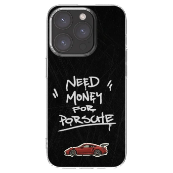 Picasee silikonska prozirna maskica za Apple iPhone 15 Pro - Dark Racer
