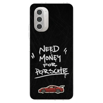 Picasee silikonska prozirna maskica za Motorola Moto G51 - Dark Racer