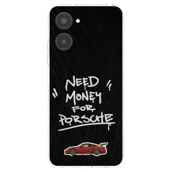Picasee silikonska prozirna maskica za Realme 10 4G - Dark Racer