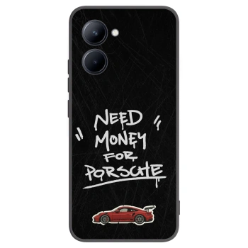 Picasee crna silikonska maskica za Realme C33 (2023) - Dark Racer