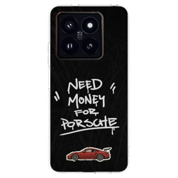 Picasee silikonska prozirna maskica za Xiaomi 14 Pro - Dark Racer