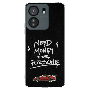 Picasee silikonska prozirna maskica za Xiaomi Redmi 13C 4G - Dark Racer