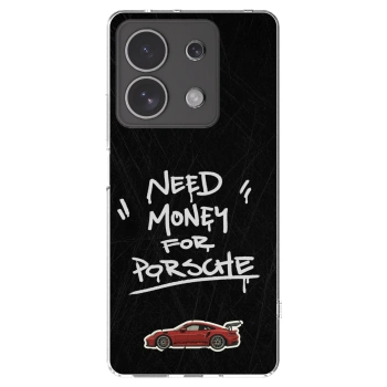 Picasee silikonska prozirna maskica za Xiaomi Redmi Note 13 4G - Dark Racer
