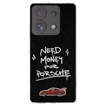 Picasee silikonska prozirna maskica za Xiaomi Redmi Note 13 Pro 4G - Dark Racer