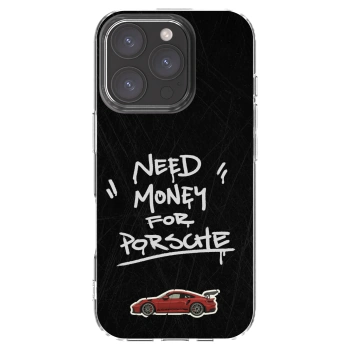 Picasee silikonska prozirna maskica za Apple iPhone 16 Pro - Dark Racer