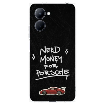 Picasee silikonska prozirna maskica za Realme C33 (2023) - Dark Racer