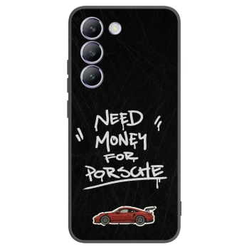 Picasee crna silikonska maskica za Vivo V40 SE 5G - Dark Racer