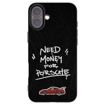 Picasee crna silikonska maskica za Apple iPhone 16 Plus - Dark Racer