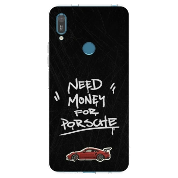 Picasee silikonska prozirna maskica za Huawei Y7 2019 - Dark Racer