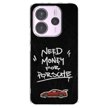 Picasee silikonska prozirna maskica za Xiaomi Redmi Note 14 4G - Dark Racer