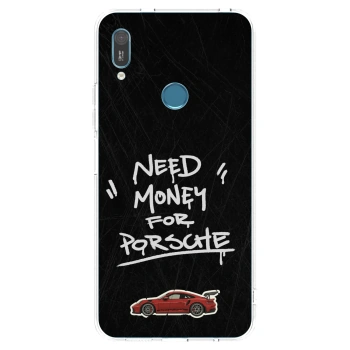 Picasee silikonska prozirna maskica za Huawei Y6 2019 - Dark Racer